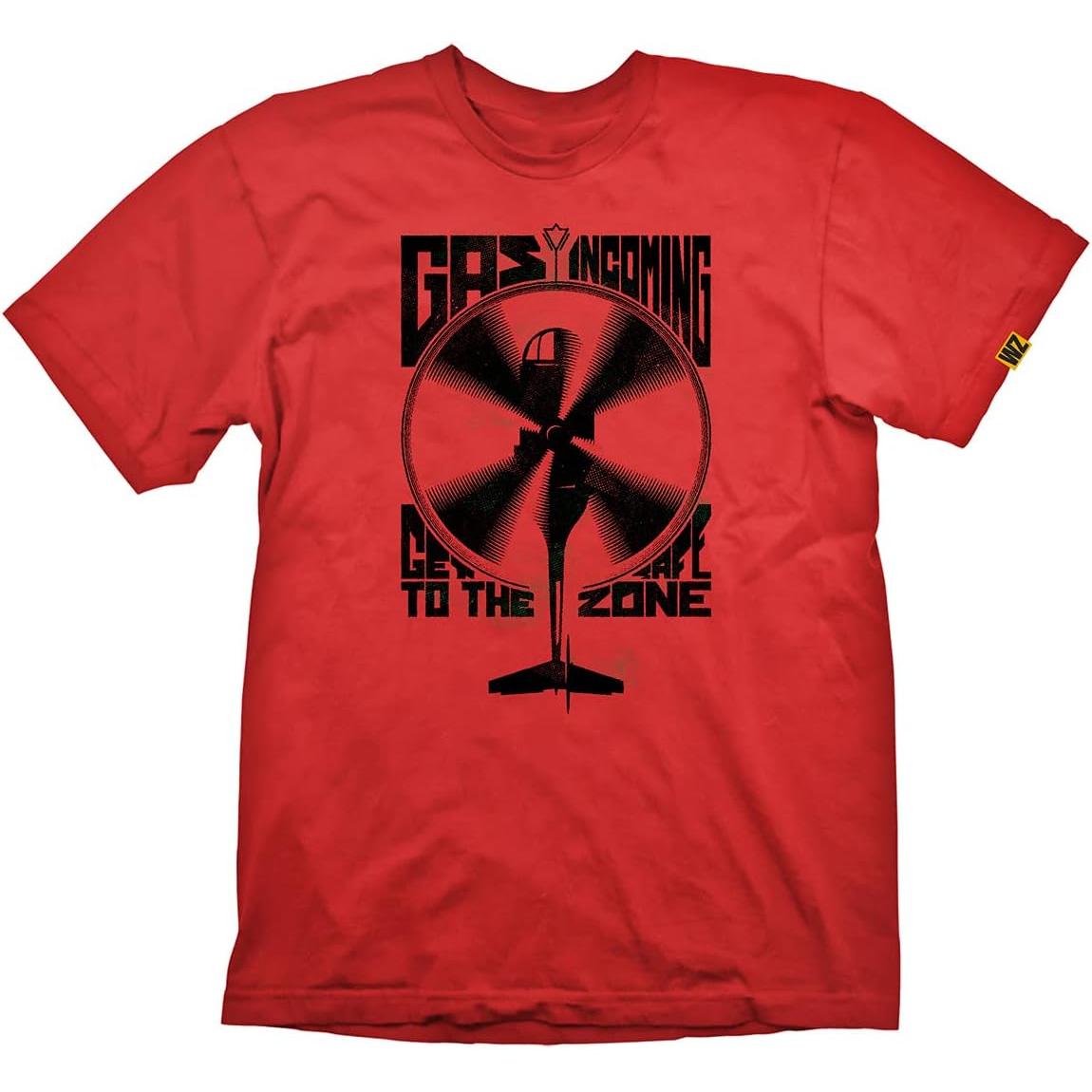 Call of dutty gas inc. t-shirt red s