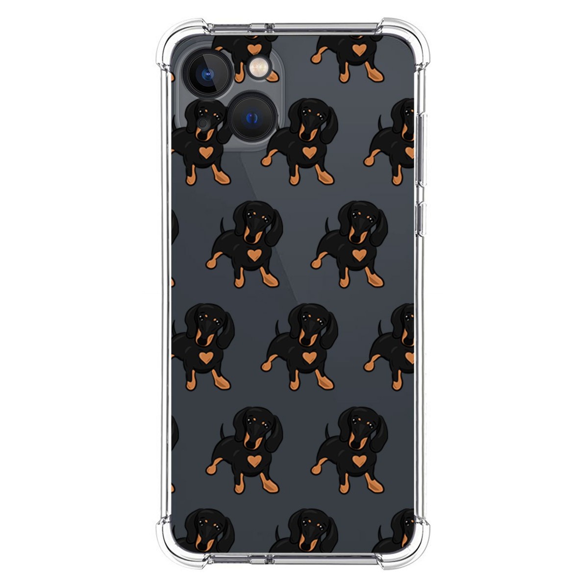 Funda Silicona Antigolpes para Iphone 13 (6.1) diseño Perros 10 Dibujos