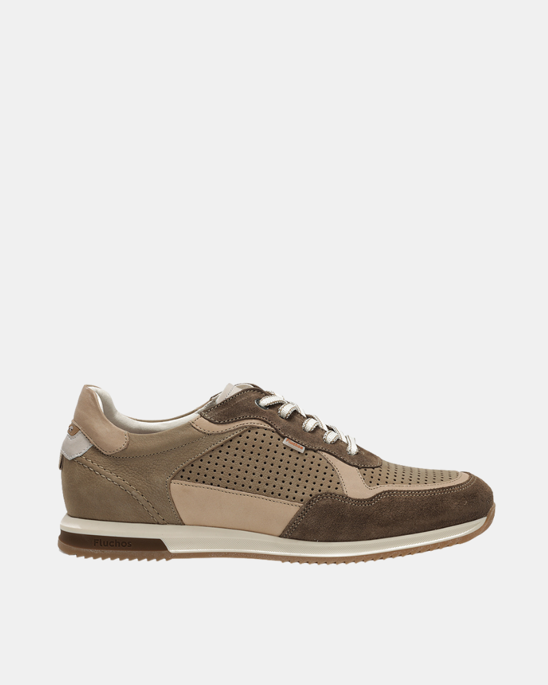 FLUCHOS F2415 Zapatillas Bajas Hombre Taupe