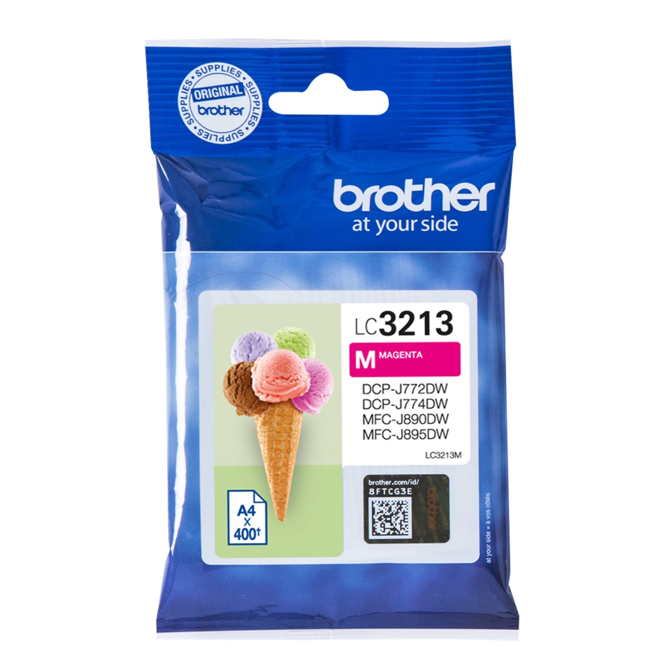 Brother Cartucho de Tinta Original Lc-3213m Magenta para Impresoras Inkjet