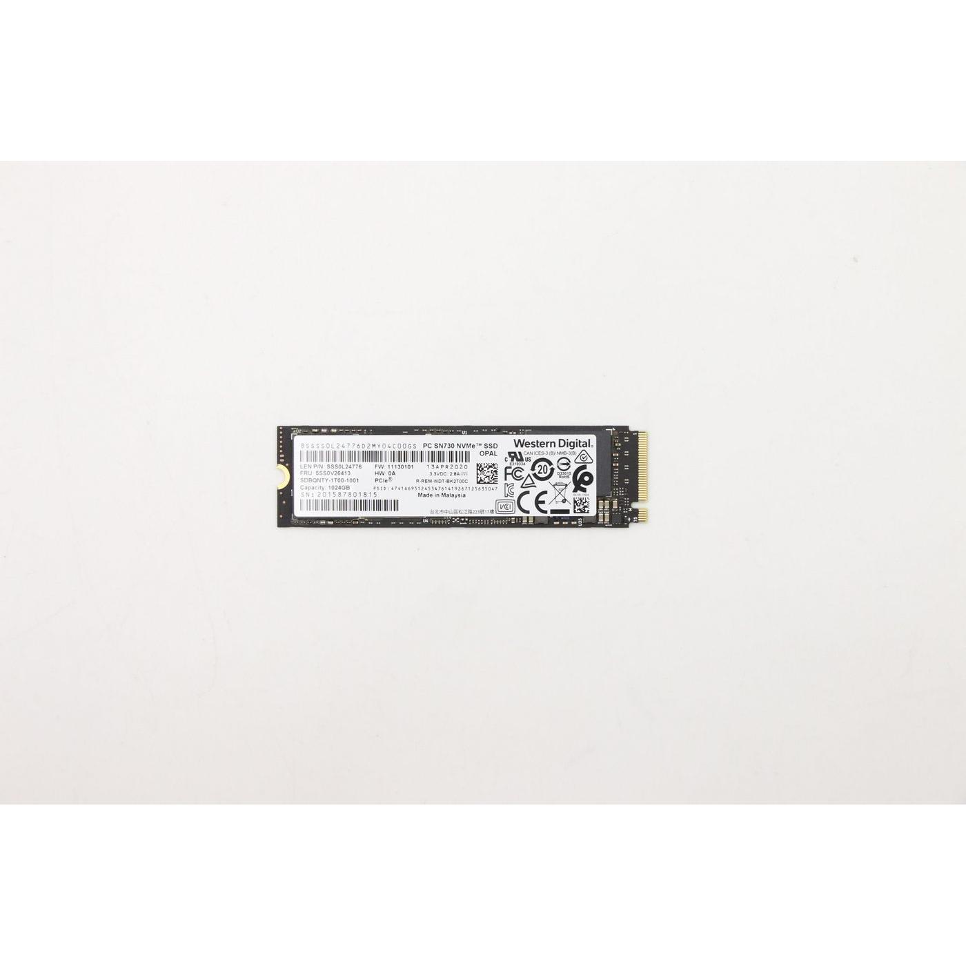 Lenovo SSD M.2 Pcie Nvme FRU 1TB - Alta Velocidad