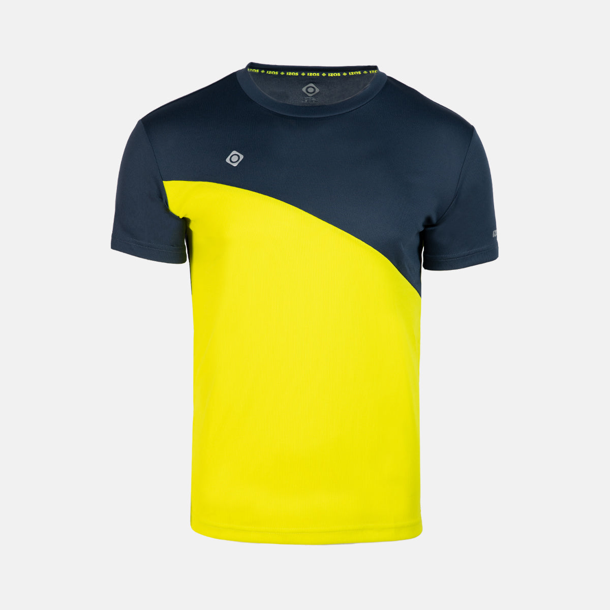 Izas - Camiseta Técnica para Hombre con Tecnología Dry Fit - Camiseta Deportiva de Manga Corta con Hydrospeed Que Expulsa el Sudor a la Superficie y Mantiene Seca la Piel - Abi Negro y Blanco - XS a 4XL