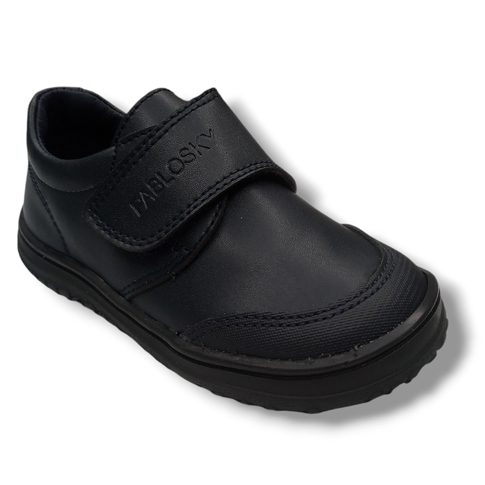 Pablosky Zapato Colegial Niño Barefoot 355525 MARINO calzado niños Pablosky Winter ROYALE CORDONETS