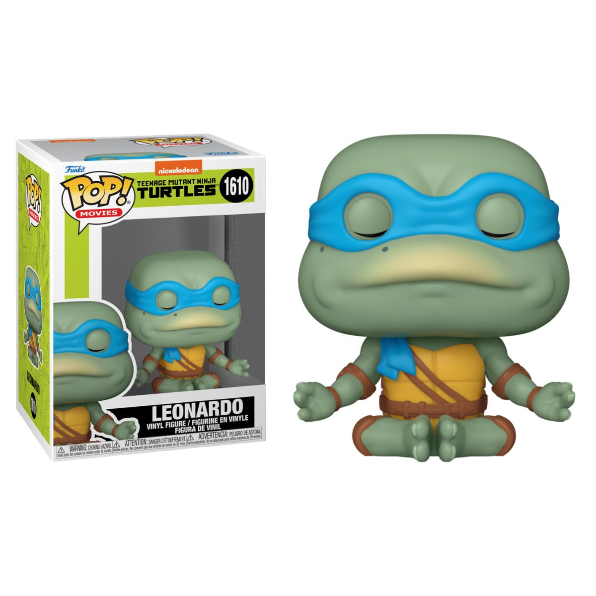 FUNKO POP! TORTUGAS NINJA - LEONARDO MEDITANDO, 76046, Nº1610, TIENDA CON LICENCIA OFICIAL