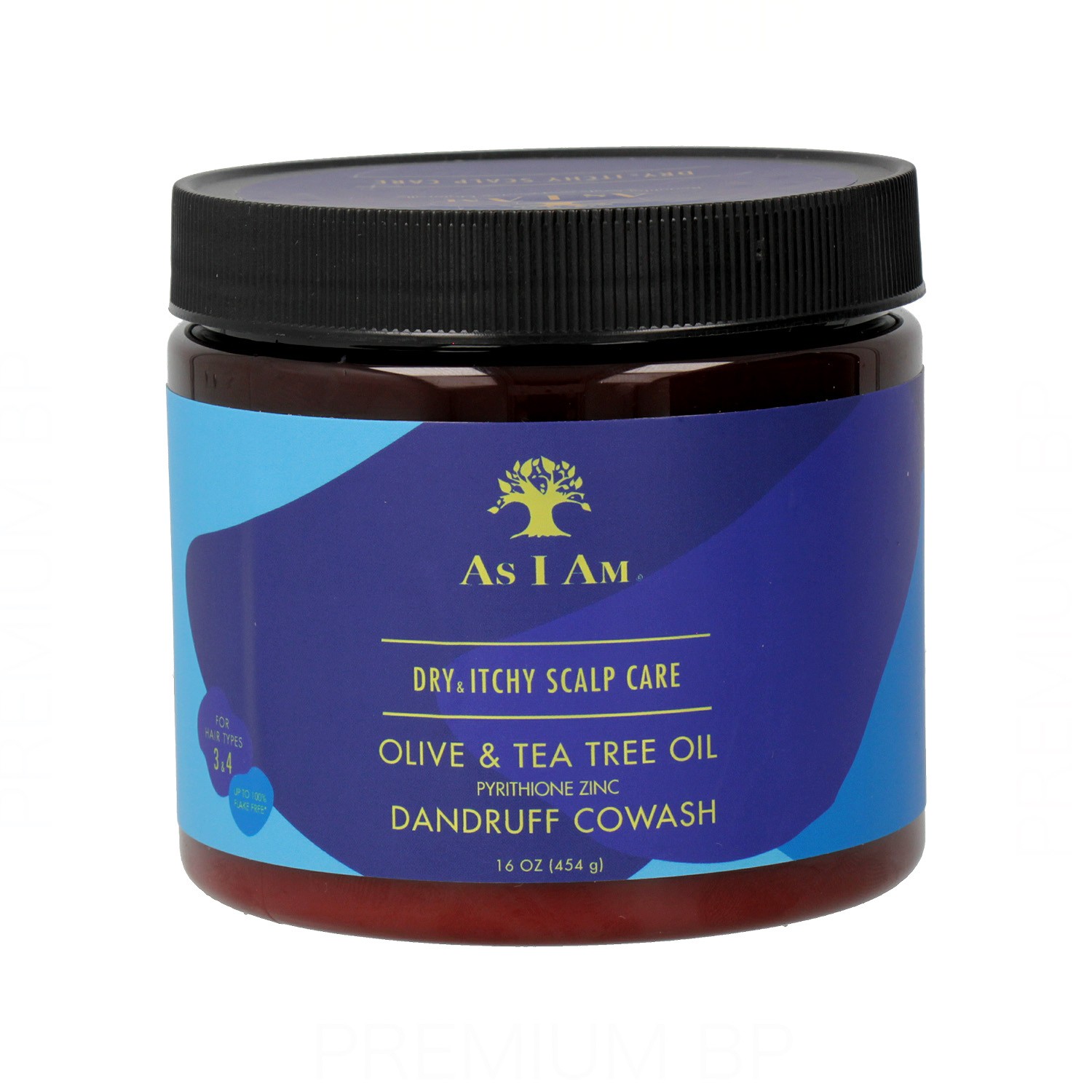 As I Am - As i am dry & itcht scalp care olive & tea tree oil dandruff cowash 454 g, combate y previene la caspa