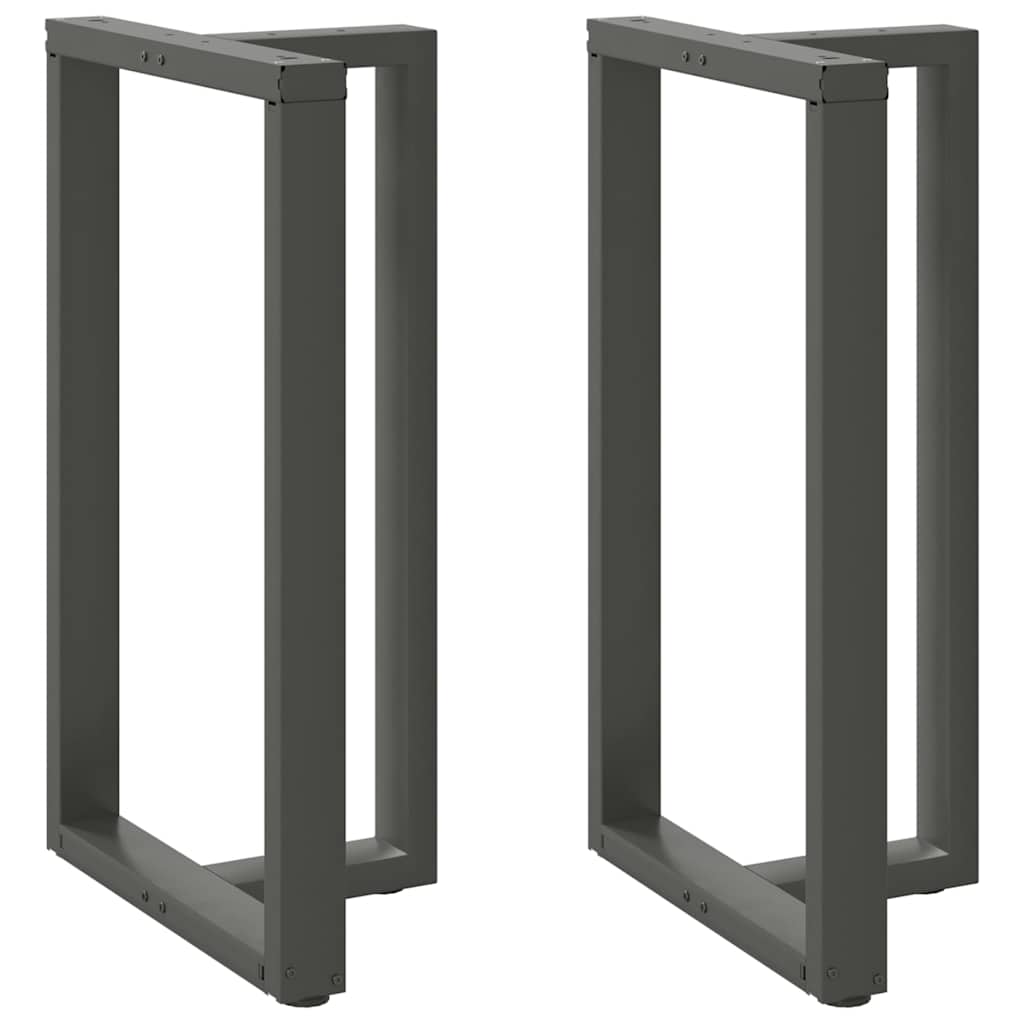 vidaXL Patas para mesa de bar en forma de T (2 unidades) 60 x 35 x (100-101) cm, acero