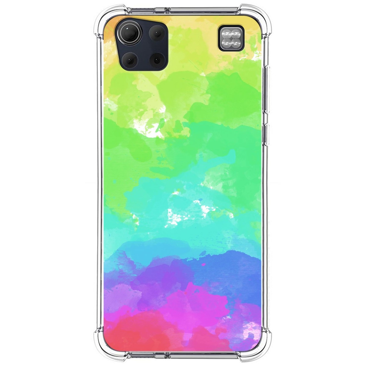 Funda Silicona Antigolpes para Lg K92 5G diseño Acuarela 03 Dibujos