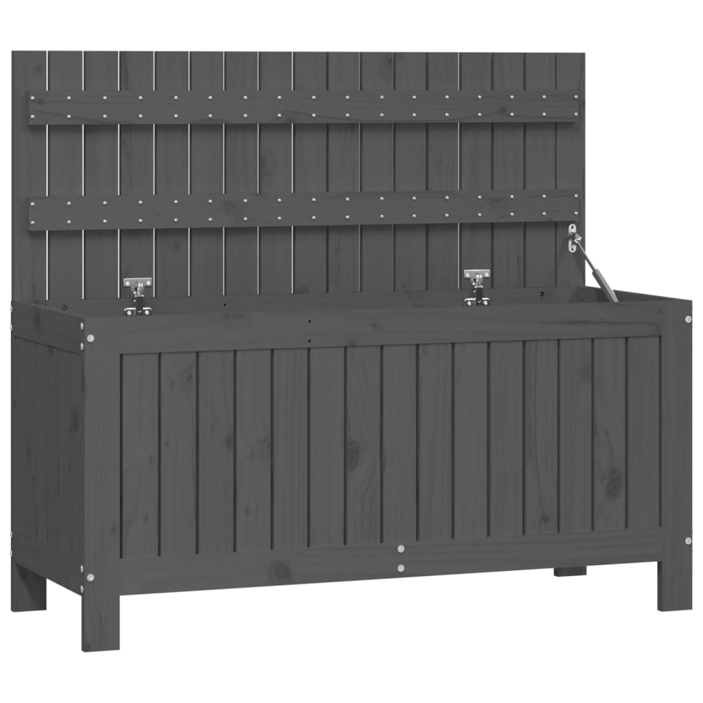 vidaXL Caja de almacenaje jardín madera 108x42,5x54cm en color Pino marrón miel/Pino blanco/Pino gris y más