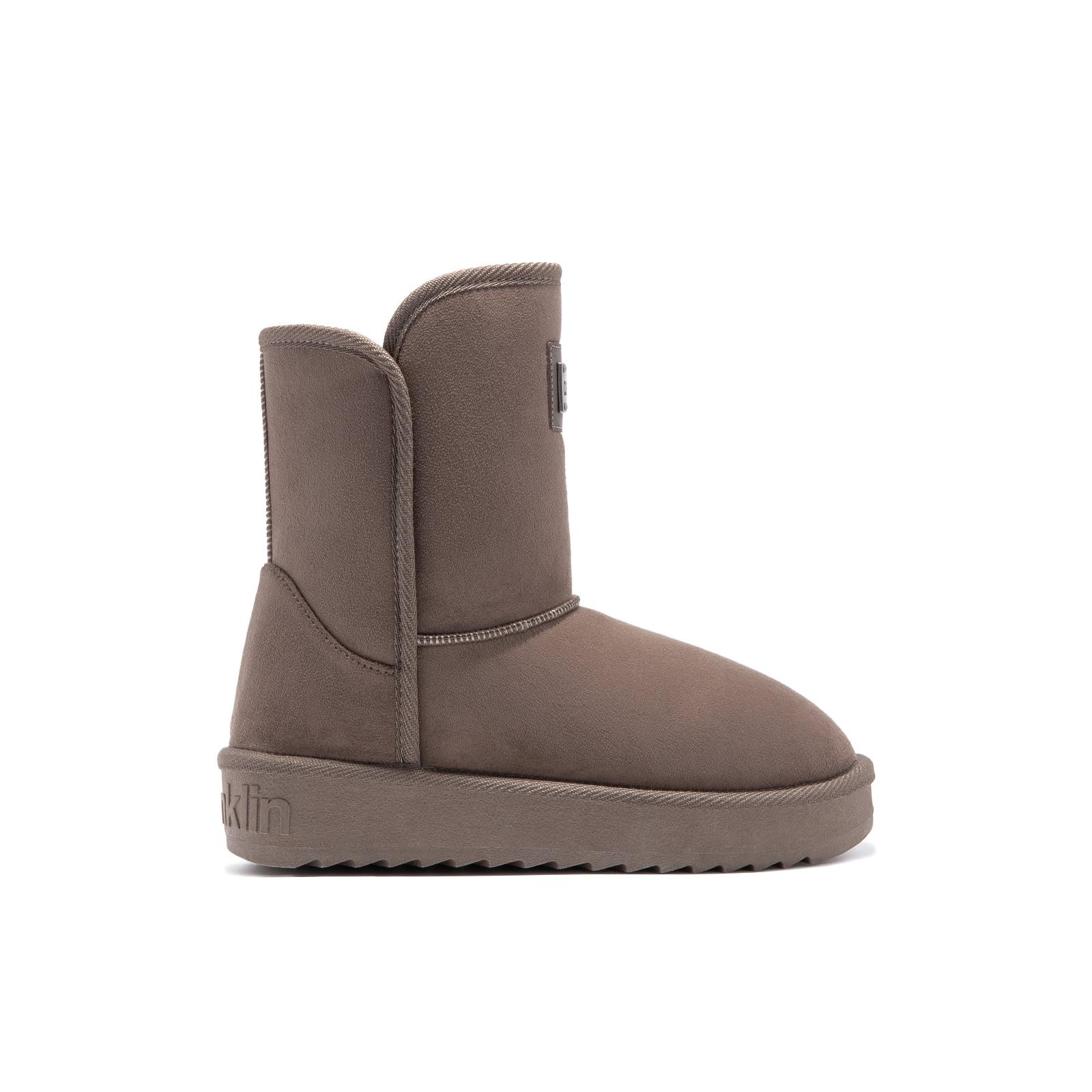 D.Franklin Botas Australianas de Corte Bajo Nordic Basic    Camel  - Botas para Mujer - Moda casual Mujer