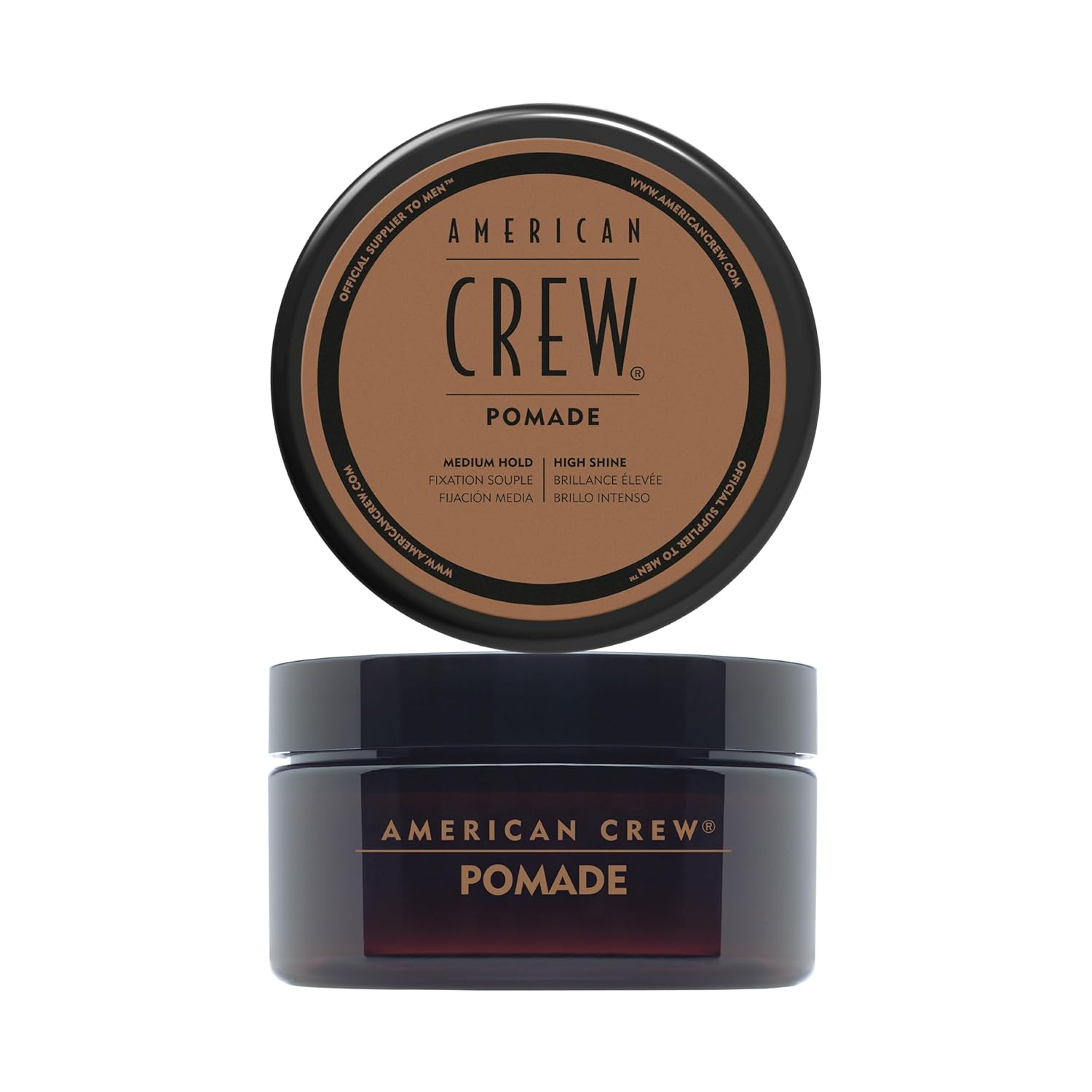 American Crew Pomade – Pomada de Peinado Fijación Media y Brillo Clásico