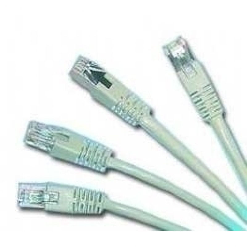 Gembird Cable de Red RJ45 FTP CAT6 20m Gris Blindado con Enchufes Moldeados