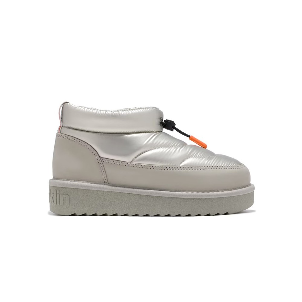 Botines Planos D.franklin Dfsh370016 Mujer Plata
