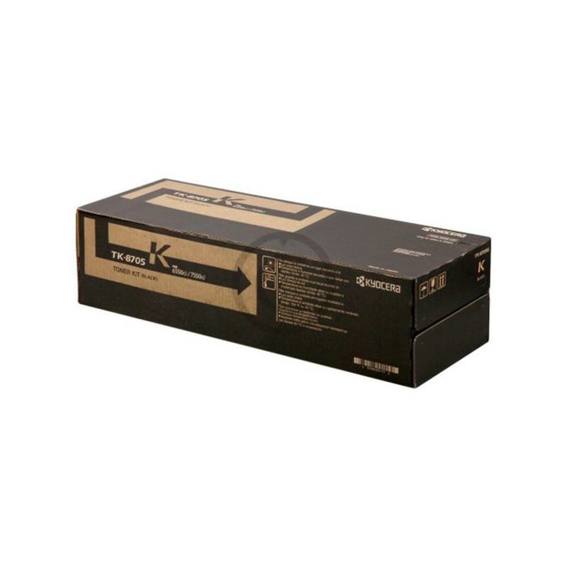 KYOCERA - TK-8705K cartucho de tóner 1 pieza(s) Original Negro 1T02K90NL0