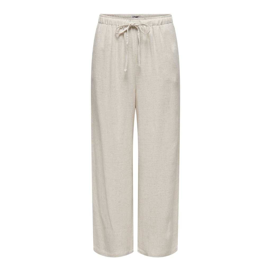 ONLY Pantalón Mujer ONLSIESTA MW PULL-UP LINEN BL PNT NOOS
