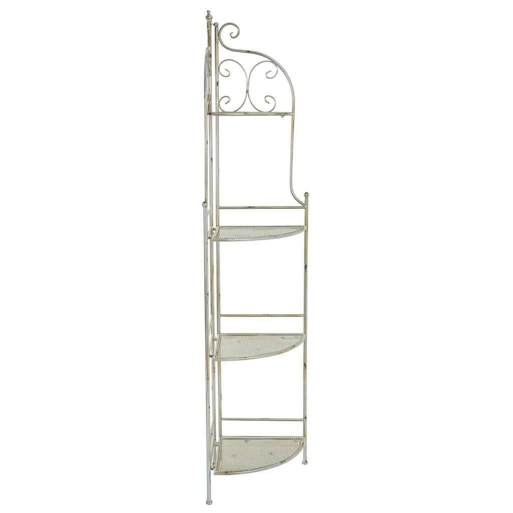 Estanteria Rinconera De Forja Con 4 Estantes 35x49x125cm, El mejor complemento para tu hogar
