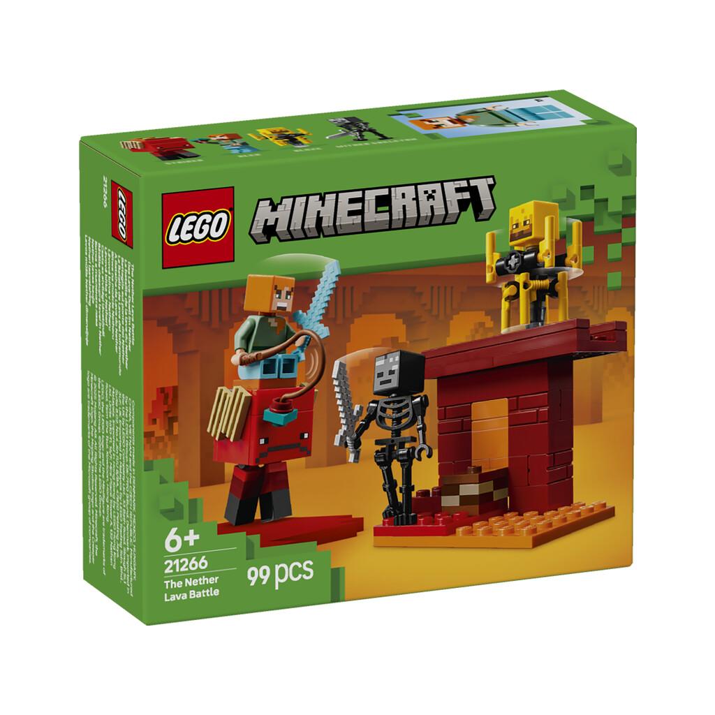Lego Minecraft La Batalla de Lava del Inframundo Lego minecraft LEGO