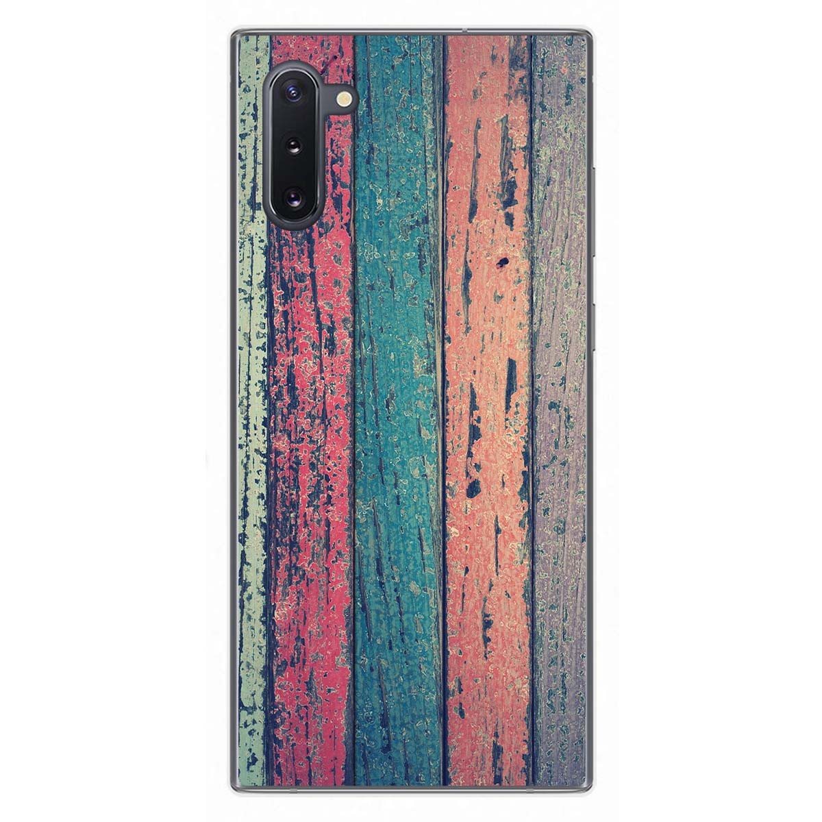Tumundosmartphone Funda Gel Tpu para Samsung Galaxy Note10 diseño Madera 10 Dibujos