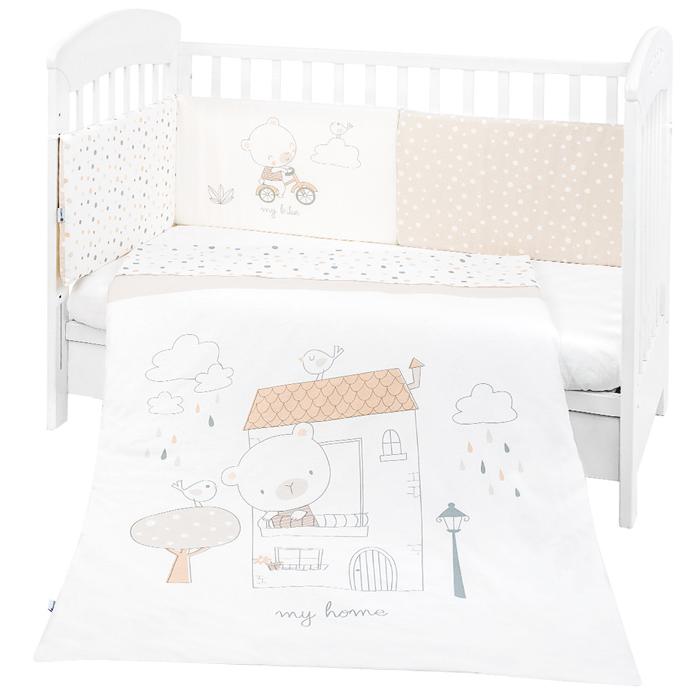 Conjunto jogo de cama 2pçs 60x120cm Kikka Boo My Teddy