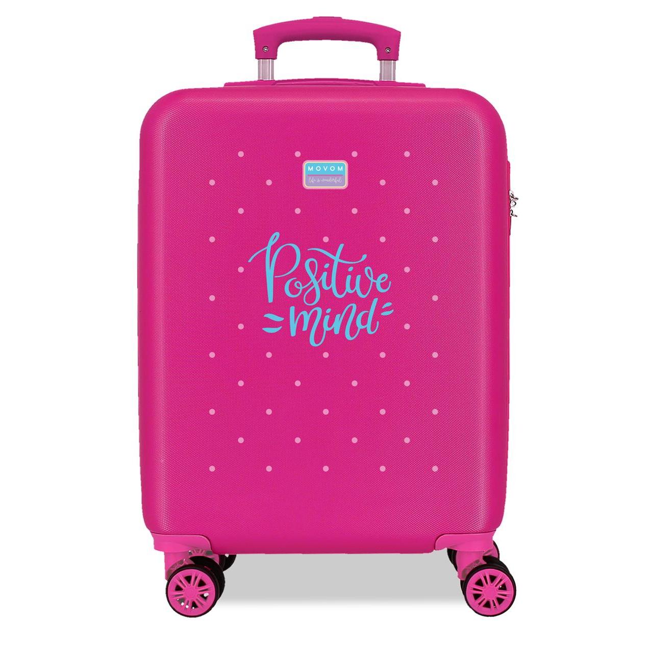 Maleta de cabina Movom Block fucsia 55x38x20cm