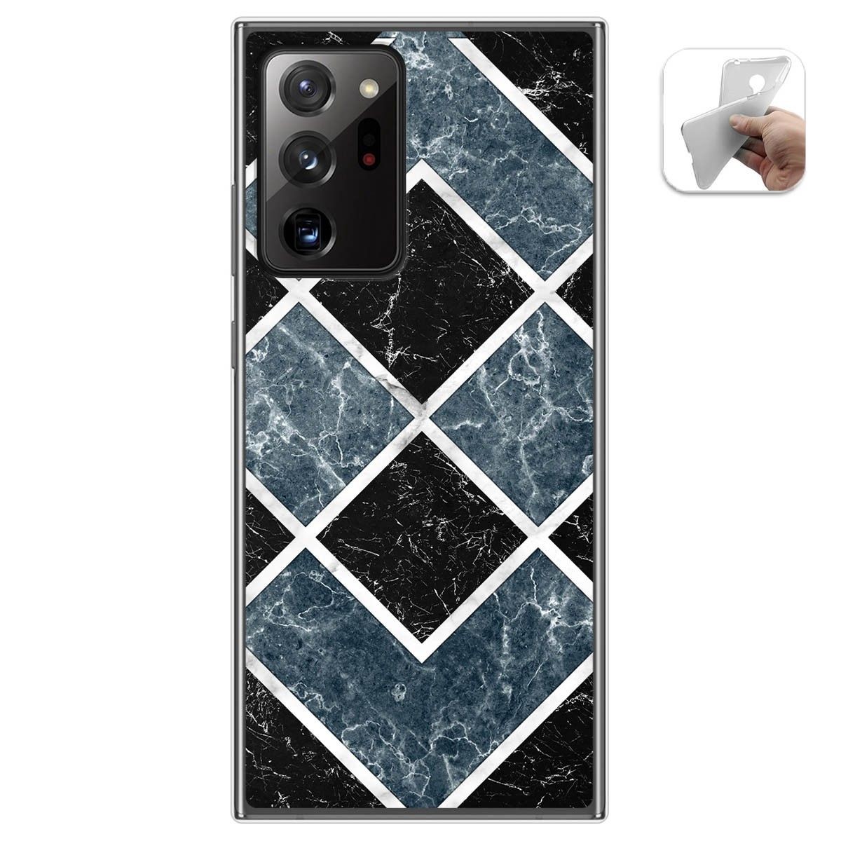 Tumundosmartphone Funda Gel Tpu para Samsung Galaxy Note 20 Ultra diseño Mármol 06 Dibujos