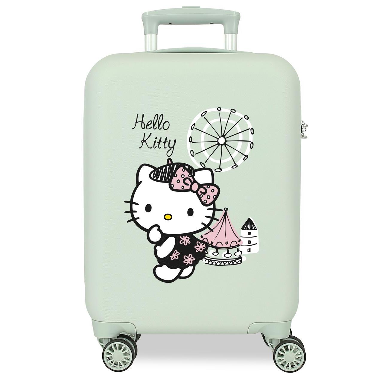Maleta de cabina Hello kitty fair menta 33x50x20 cm