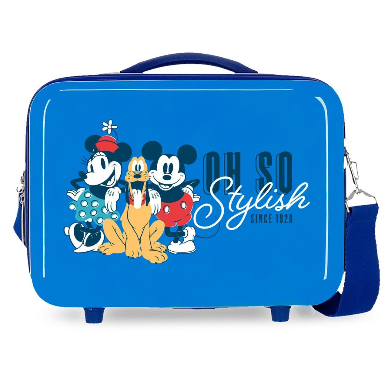 Neceser ABS Disney Mickey & Friends azulon 21x29x15cm