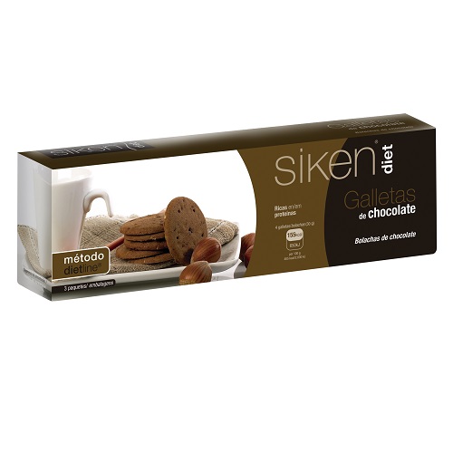 Siken Diet Galletas Chocolate 15 Unidades