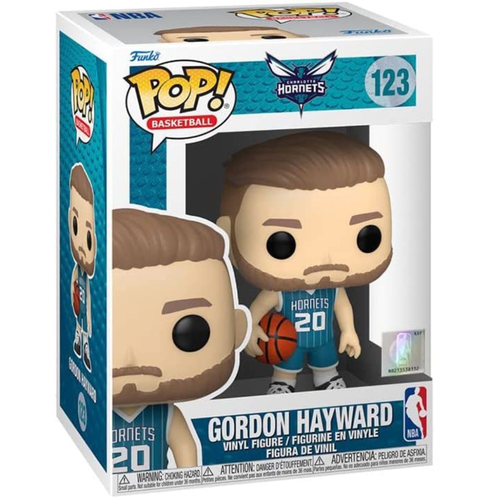 FUNKO POP Celtics Hornets Gordon Hayward (Teal Jersey) figura NBA Basketball original vinilo 9,5 cm