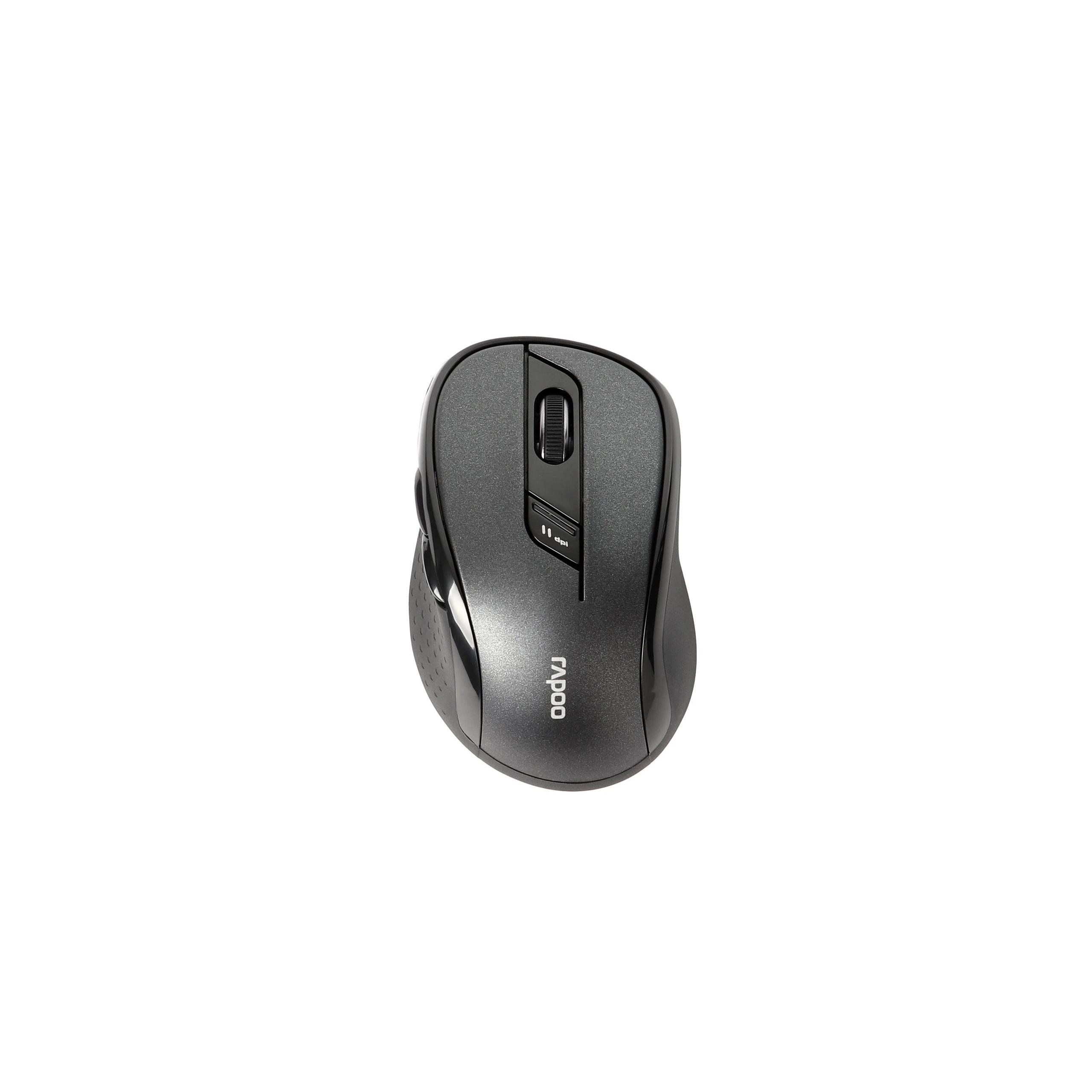Ratón Óptico 1600 DPI Rapoo 18404 | Negro