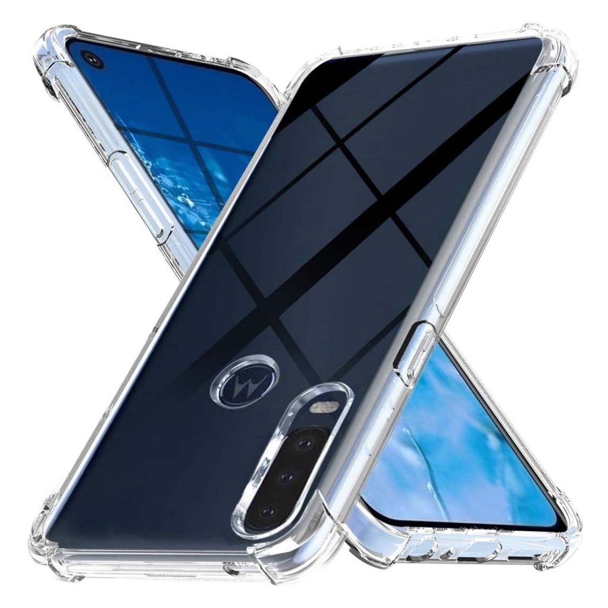 Tumundosmartphone Funda Gel Tpu Anti-Shock Transparente para Motorola Moto G8