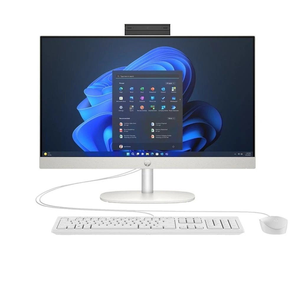 Pc Sobremesa PC de sobremesa Windows 11 Pro (Inglés/Español) Intel Core i5-1334U HP 9M9J7AT#ABE | Intel UHD Graphics, 8Gb., 256 GB, Bluetooth, Blanco