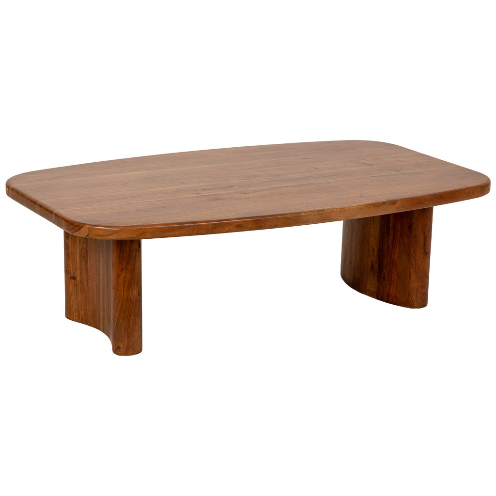 Wonderlust Deco - Mesa de centro de madera marrón 130x80x40h cm Marrón 130x80x40h cm
