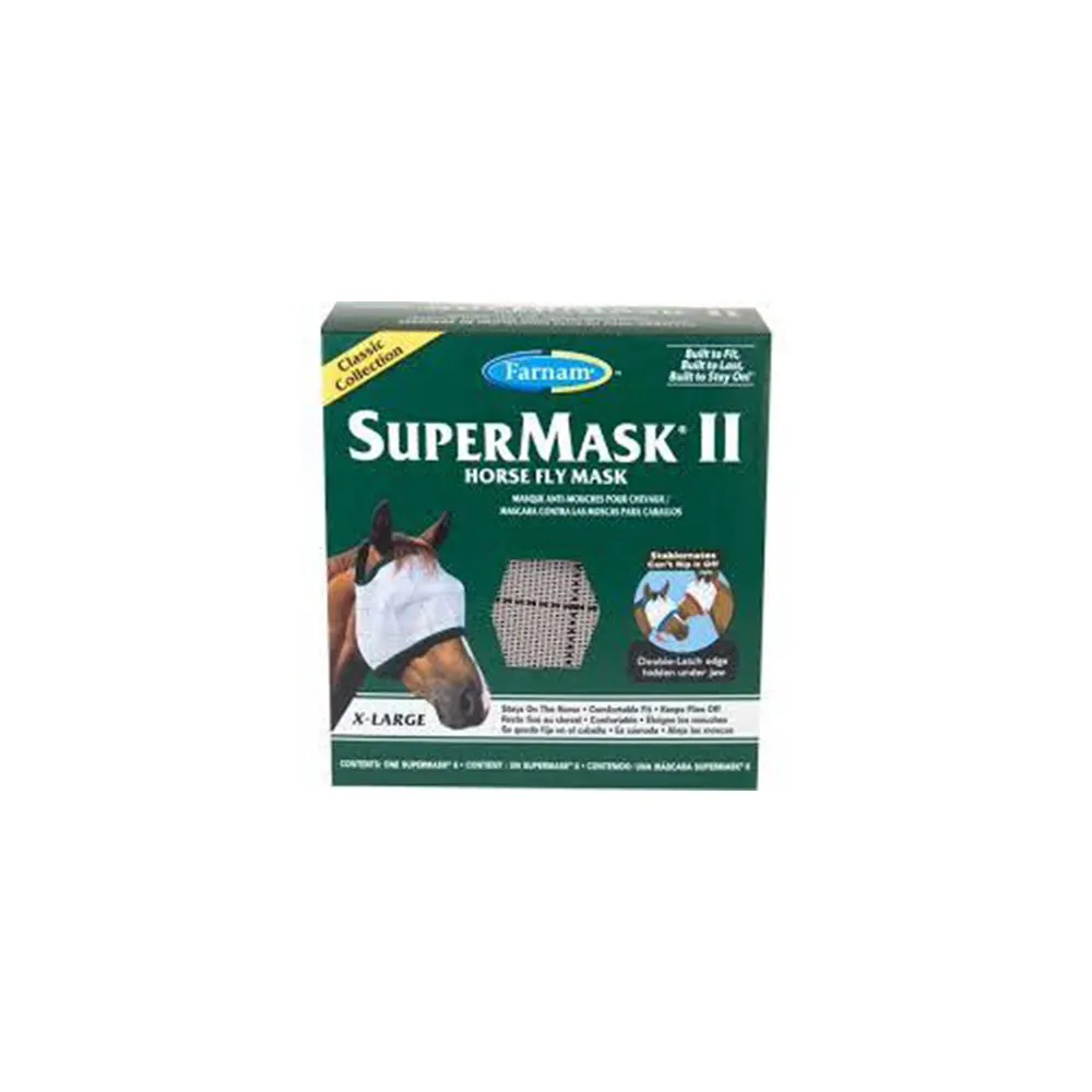 SUPERMASK® II XL (550-700 kg) máscara antimoscas para caballos Vetnova