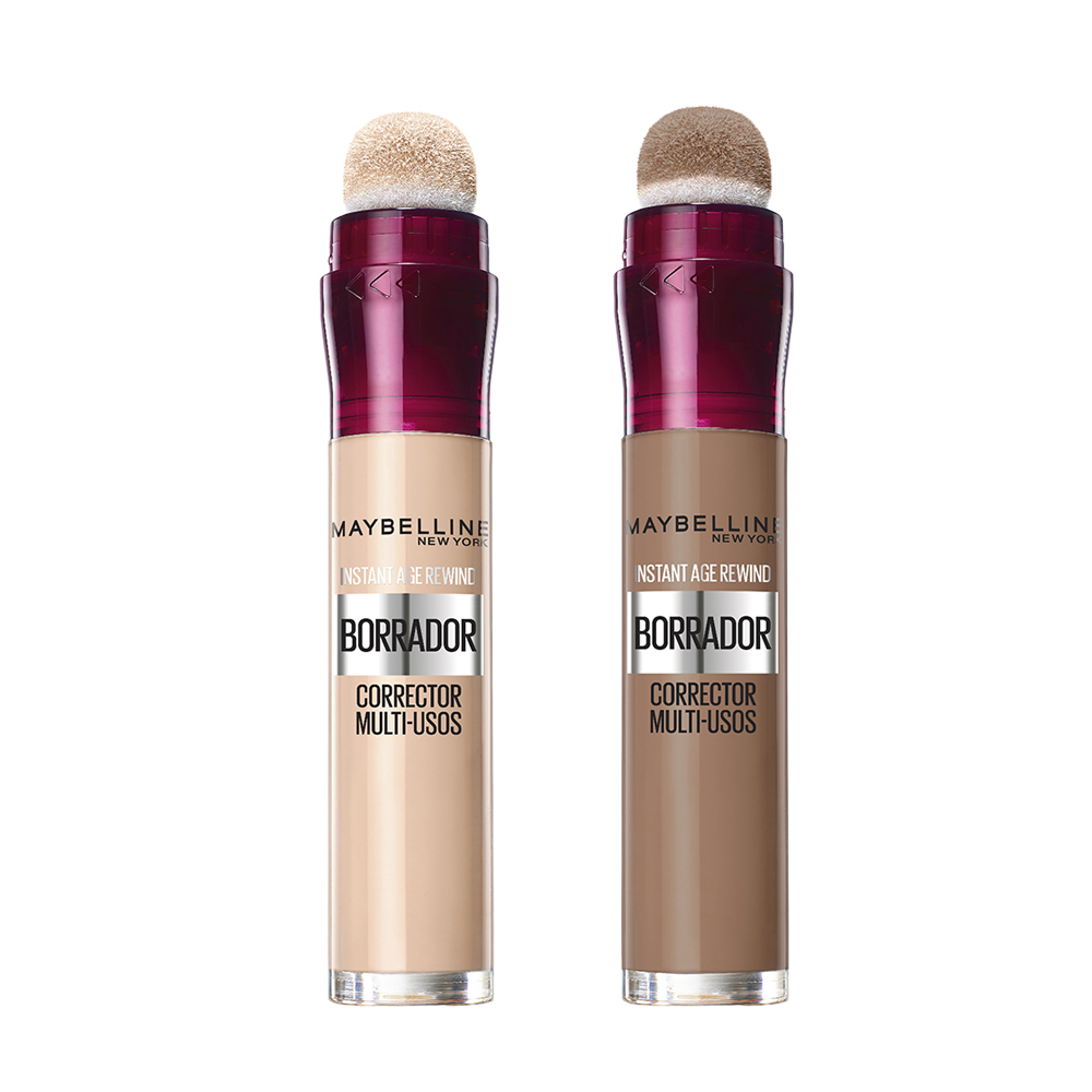 Maybelline New York | Pack 2 Borradores Correctores Hidratantes Multiusos tonos Cocoa y Light