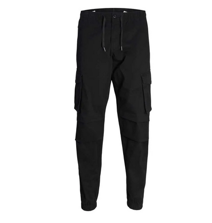 Pantaln JACK & JONES JPSTKANE NOAH CUFFED CARGO NOOS 12242264 Negro Negro