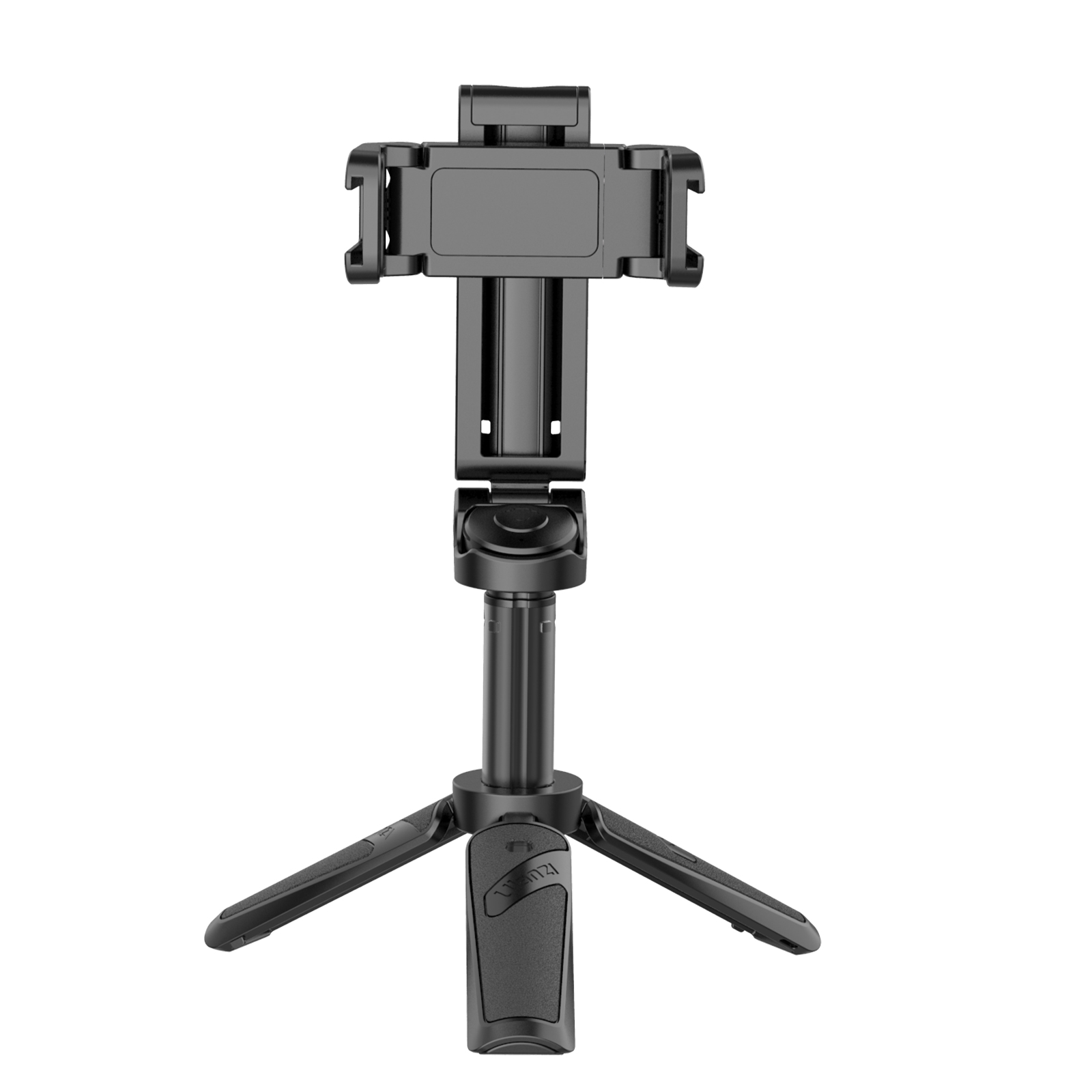 Ulanzi Trípode para Móvil JJ02-B con Agarre Extensible, Mando de Bolsillo, Obturador Inalámbrico, Zapata Fría, hasta 38 cm