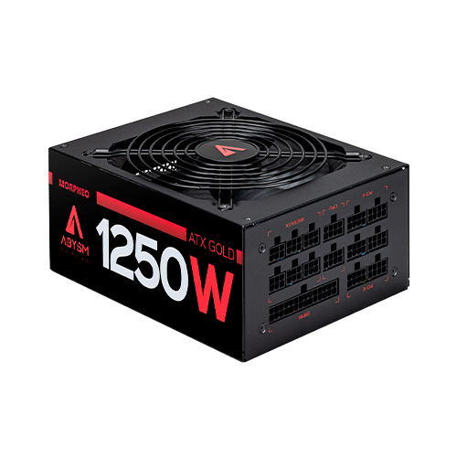 Abysm Gaming Fuente de Alimentación MORPHEO ATX 1250W 80 Plus Gold Full Modular