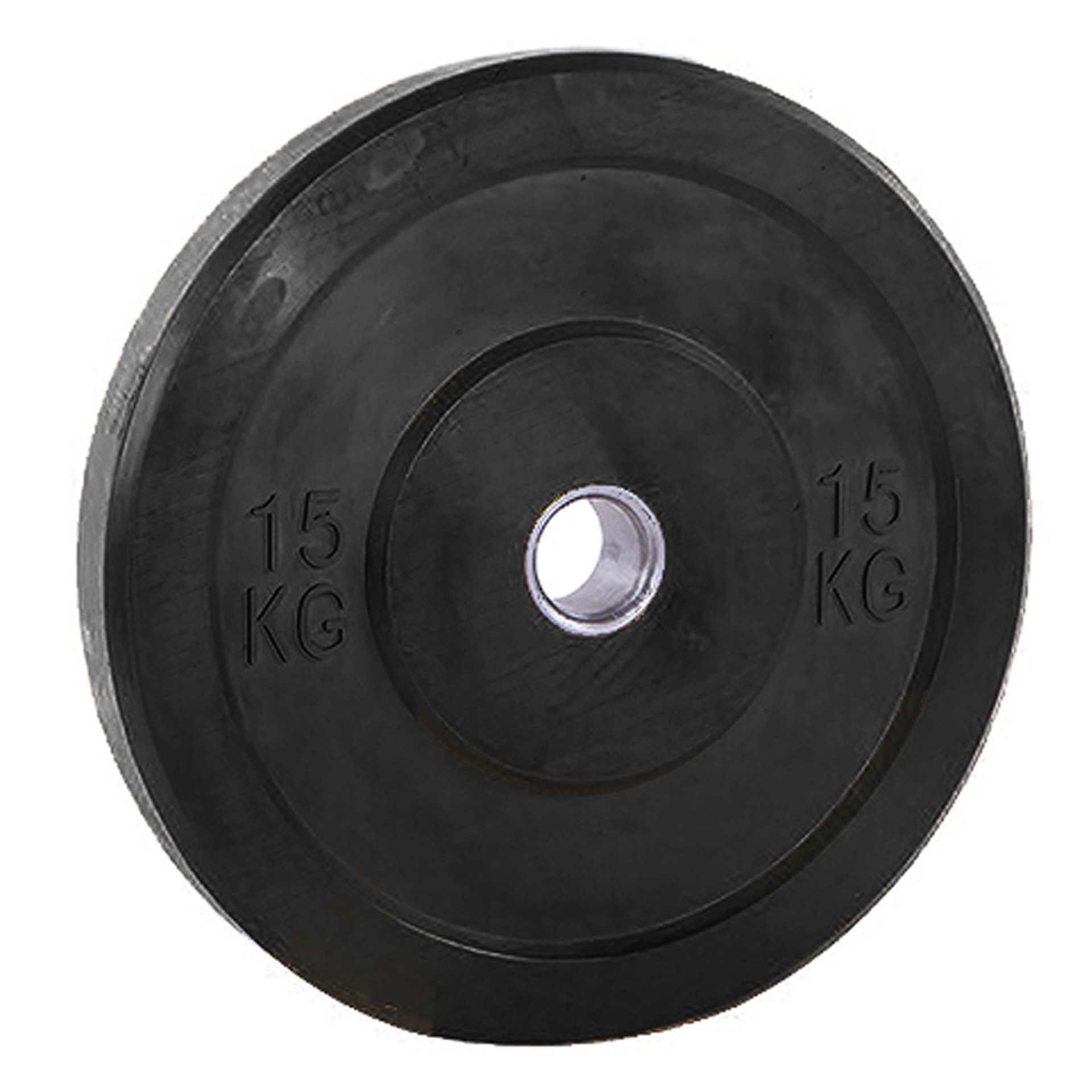 disco bumper color negro tamaño 15 kg
