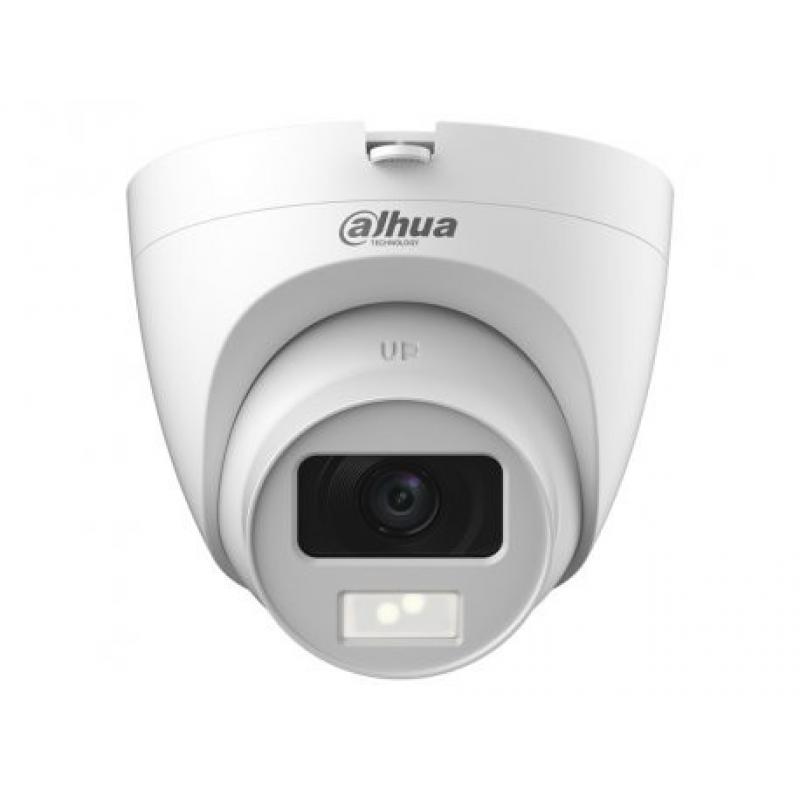 (dh-hac-hdw1200clqp-il-a-0280b-s6) Dahua Cámara Híbrida Domo Hdcvi 2mp Luz Dual Inteligente Micro Integrado 2.8mm