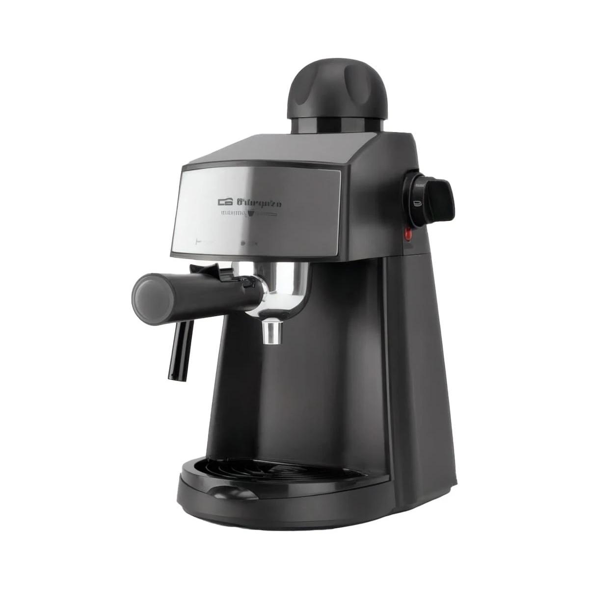 Orbegozo - Cafetera de goteo EXP 4700 de 800 W para 2 a 4 tazas con bandeja extraíble, color negro y diseño compacto para cocina pequeña