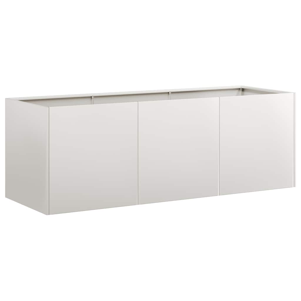 vidaXL Jardinera 120x40x40 cm acero inoxidable