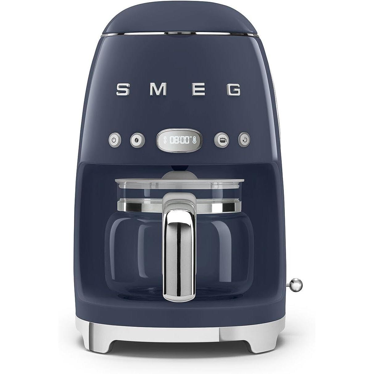 Cafetera de Goteo SMEG 50'STYLE Color Crema/Negro/Verde/Rojo/Blanco/Azul Marino