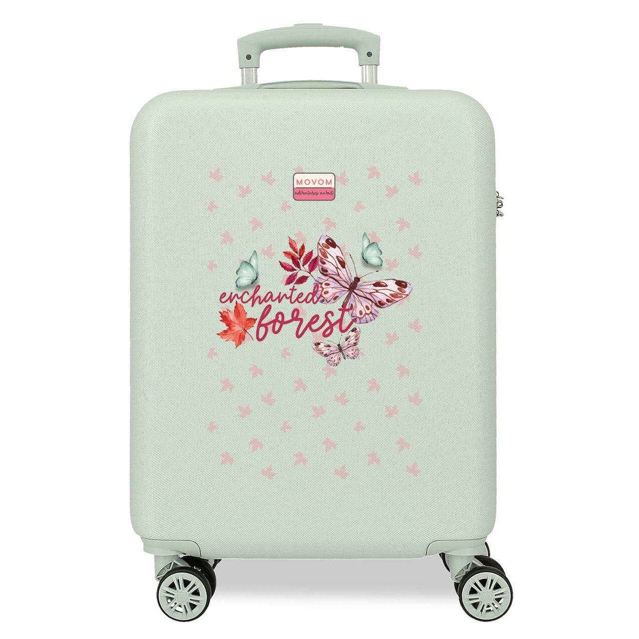 Maleta de cabina Movom Enchanted forest menta 38x55x20 cm
