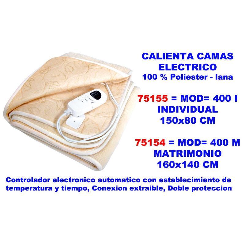 Hjm calienta camas elect.individual      60 w 400-i   150x  80cm