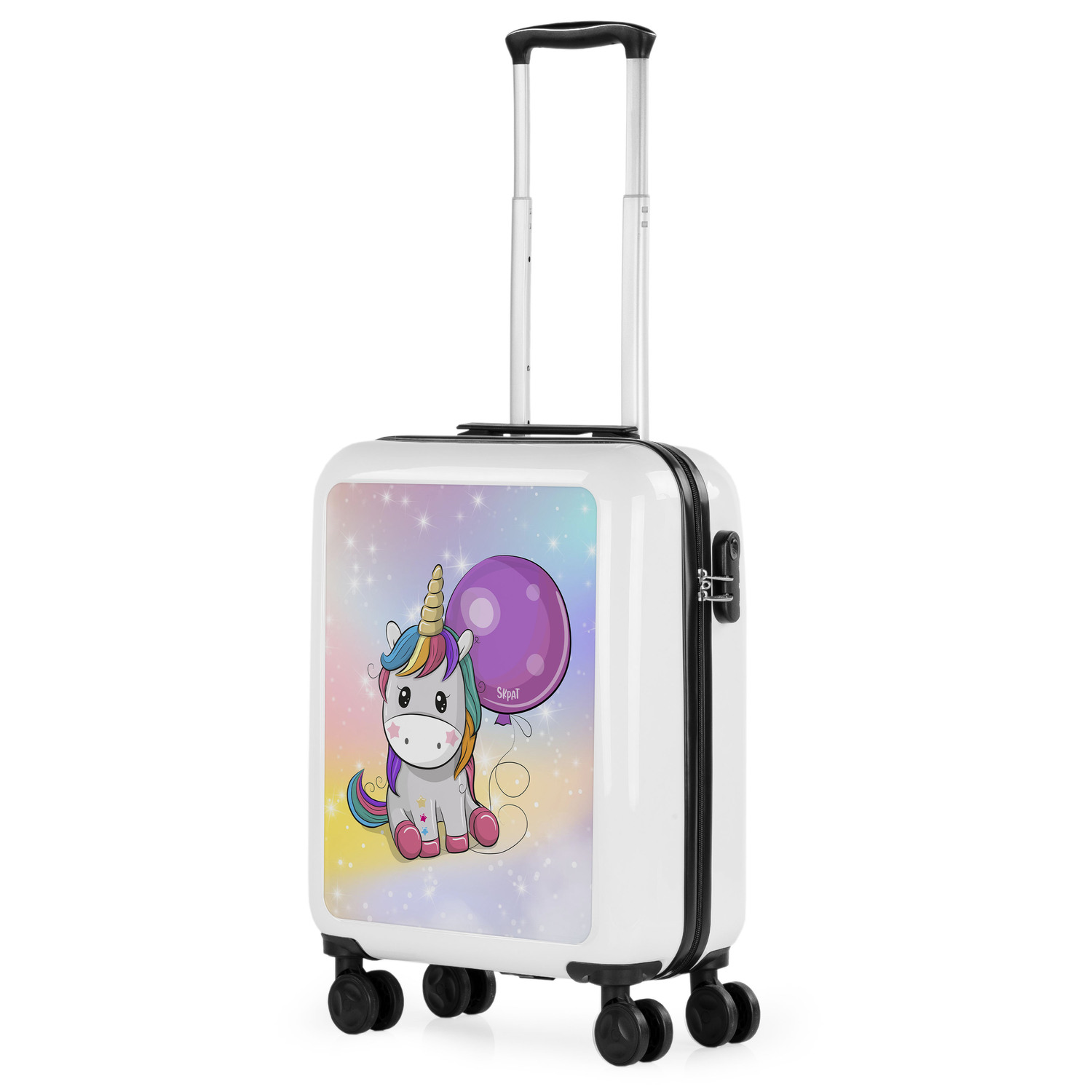 Skpat - Maletas De Viaje Cabina 55X40x20 - Maletas Viaje Cabina 4 Ruedas. Maleta De Cabina Ligera. Maletas De Viaje Infantiles. Maletas Cabina Con Candado Combinacion 132955