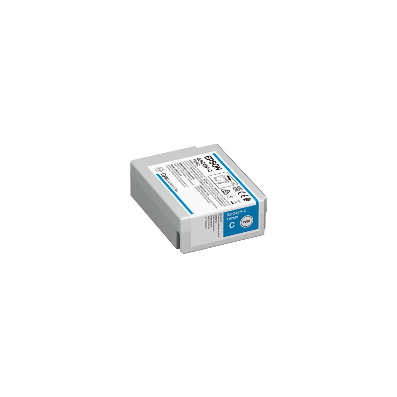 Epson - SJIC42P-C cartucho de tinta 1 pieza(s) Original Cian C13T52M240