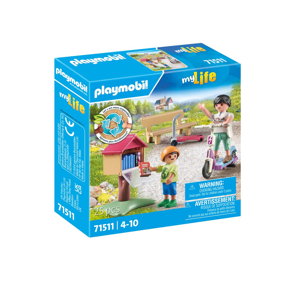 Figura niños Intercambio de libros Playmobil (71511)