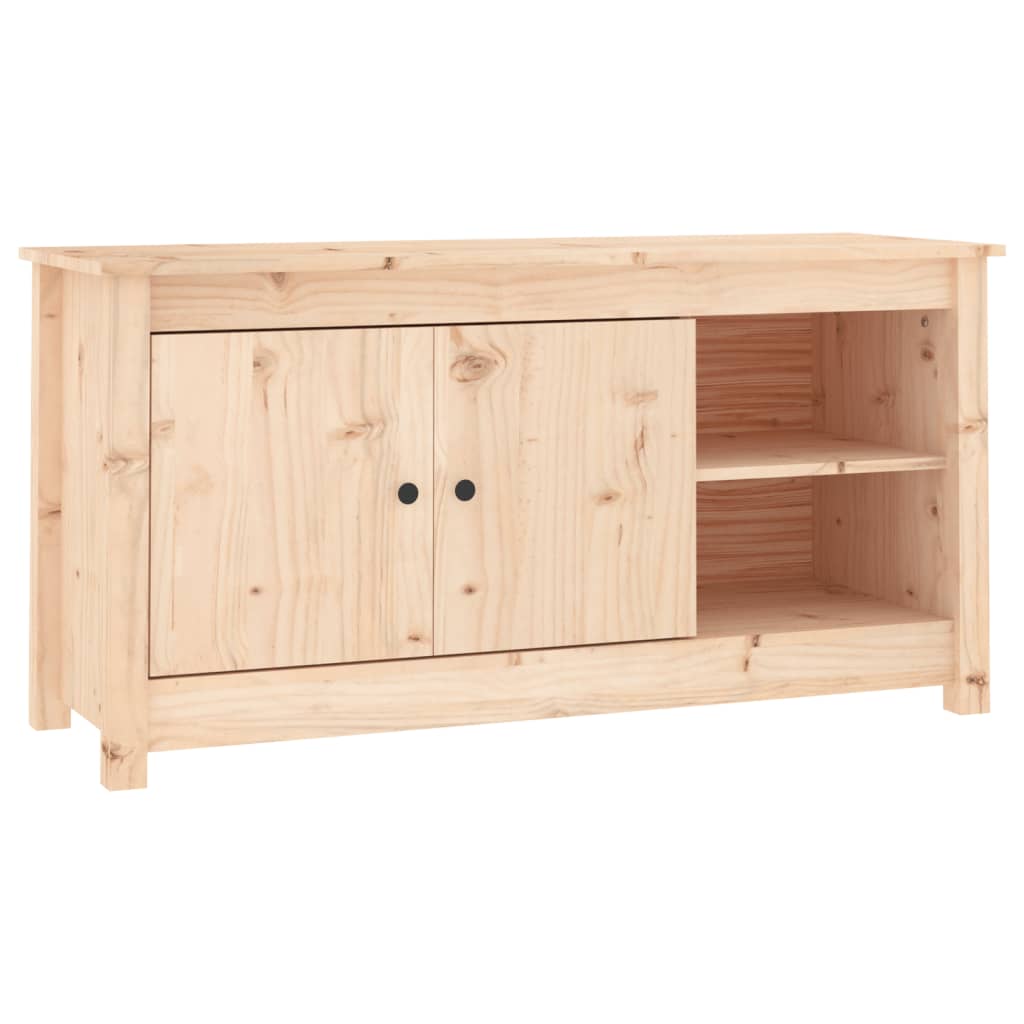 Vidaxl Mueble de TV de Madera Maciza de Pino 103x36,5x52 Cm