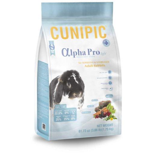 Cunipic Light & Esterilizado para Conejos Adultos (Roedores , Piensos y mezclas) - 1.75 KG
