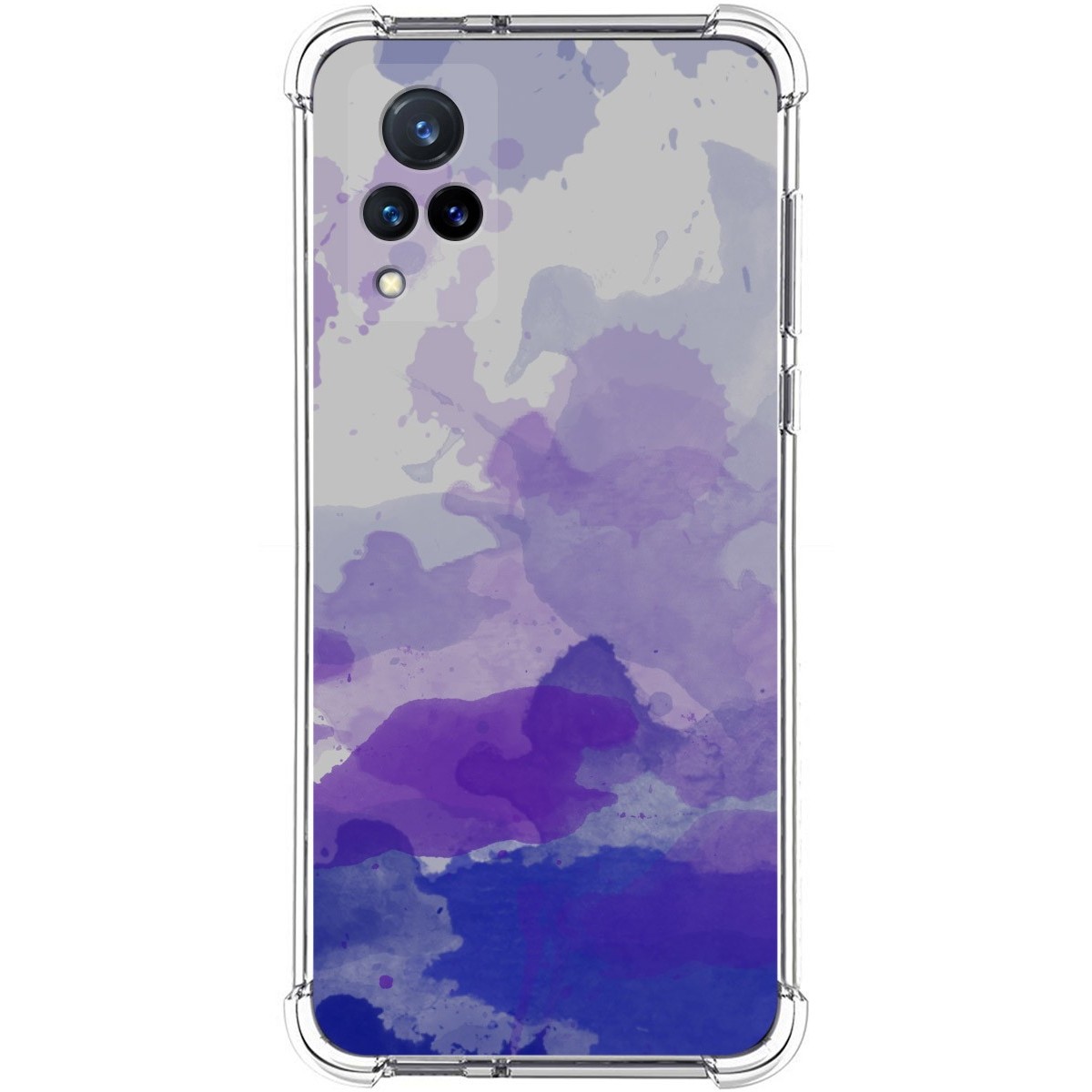 Funda Silicona Antigolpes para Vivo V21 5G diseño Acuarela 09 Dibujos